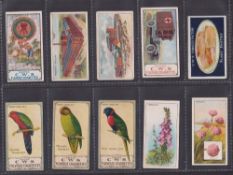Cigarette cards, CWS, 39 type cards, many series, in singles or small runs, including Boy Scout