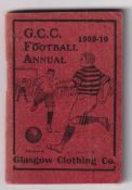 G.C.C. Football Annual 1909/1910, 176 page miniature booklet published by The Glasgow Clothing