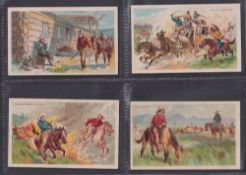Cigarette cards, USA, Duke's, Cowboy Scenes, 'X' size (17/25) (some slight marks, gen. gd) (17)