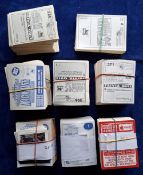 Trade stickers, Football, Over 1400 stickers, mainly issued by Merlin from 5 series; Premier