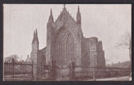 Cigarette card, Johnston's, Carlisle Views, type card, Carlisle Cathedral (one small corner knock