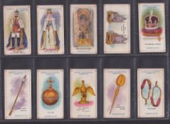 Cigarette cards, Salmon & Gluckstein, Coronation Series, 1911, (set, 25 cards) (gd)