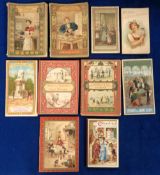 Trade advertising, Liebig, a collection of 10 early advertising recipe & menu booklets &