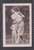 Cigarette card, Golf, Bulgaria Sport (German issue) Sport Photos type card no. 219 Walter Hagen