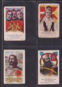 Cigarette cards, USA, Hilson Co NY National Types (Song Card backs) 16/25 (fair)