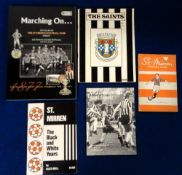 St Mirren FC, a collection of 5 books and booklets, 'The History of the St Mirren Football Club'