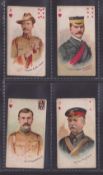 Cigarette cards, India, Star Tobacco Co, Heroes of the Transvaal War (p/c inset), 4 cards, 8H Maj.