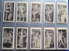 Cigarette cards, 10 sets, all Film / Beauties related. Godfrey Phillips (2) Beauties of Today