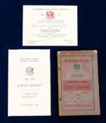 Manchester & District Football Association, an 86 page soft cover booklet 'Rules of the Manchester &