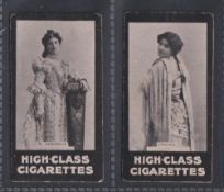 Cigarette cards, Murray's, Actresses 'BLARM' (Pineapple Cigarettes), two type cards, S.