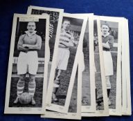 Trade cards, Football, Topical Times, 3 sets Panel Portraits, all Scottish Editions, Trade Index