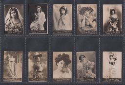 Cigarette cards, Egypt, Stamelis Douras, Photo Series 13, Actresses, standard size, 215 different