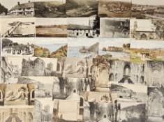 Postcards, a collection of approx. 1250 mixed general UK topographical cards with a few European.