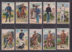 Cigarette cards, USA, ATC, Military Series (Recruit Little Cigars, Designed to stand up), ref T81 (