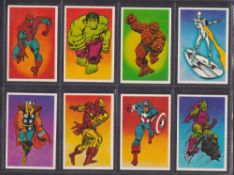 Trade cards, Wimpy Restaurants, Mr Wimpy's Marvel Super Heroes, Super Villains (set 20 cards)