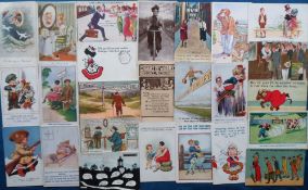 Postcards, Comic, a selection of approx. 52 cards, artists include Studdy, Spurgin, McGill,