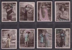 Cigarette cards, Algeria, Melia, Photo Series 3, Actresses, 'M' size, '2000 sujets' back, Tirage