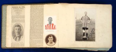 Charles Buchan, Sunderland FC, a personal scrap album from the early 1920's containing various items