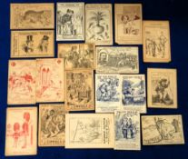 Trade cards, a collection of 19 early UK trade advertising Puzzle cards, various issuers inc.