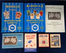 Brighton & Hove Albion FC, seven items, Club Annuals, 1948/49, & 1950/51 (with several