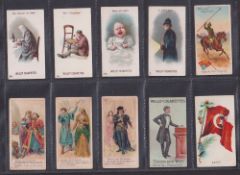 Cigarette cards, 57 scarcer / unusual type cards, Wills Double Meaning (4), Ogden's Shakespeare (3),