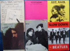 Entertainment, Sheet Music, Beatles, Wings, John Lennon, 20 items of sheet music to include 1 book