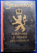 Trade cards, Germany, Stollwerck Album no 2 'Monde des Animaux' near complete album, 36 sets of 6