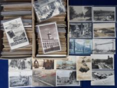 Postcards, Foreign, approx 1100 cards RPs, printed and artist drawn covering a wide selection of