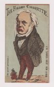 Cigarette card, The Figaro Cigarette, Caricatures (paper issue), 'X' size, type card Right Hon. John