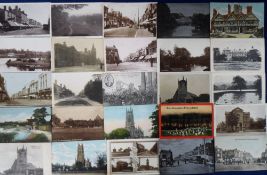 Postcards, Staffordshire, a selection of approx. 46 cards of West Bromwich, with RPs of High St from