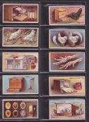 Cigarette cards, 4 sets all Ogden's Poultry related. Poultry Alphabet, Poultry 1st (mixed Ogden's
