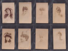 Cigarette cards, USA, Kinney, Photographic Cards, Actresses, 26 different cards all with 'Sporting