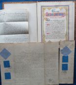 Ephemera, Earley, Berkshire, all relating to the Firmstone family to include a beautifully