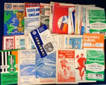 Football programmes, a collection of 100+ 1960's programmes inc. Chelsea v Aston Villa 64/65 LC