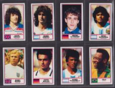 Cigarette cards, Rothman's International Football Stars (set 50 cards) includes Pele, Maradona
