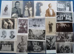 Postcards, Entertainment, a selection of approx. 47 cards mostly early 20th C. Includes Wee
