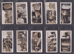 Cigarette cards, Overseas issues, 5 sets Wills Irish Industries, UTC South Africa African Fish,