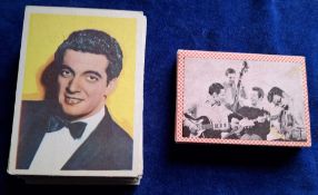 Trade cards, 2 sets Madison Disc Jockey 1st series, Snap Gum ATV Stars no 2 Series (gen gd a few