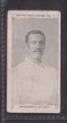 Cigarette cards, Cricket, Faulkner Cricketers Series, type card no. 14 Brockwell, Surrey (corner