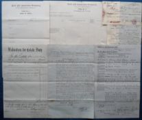 Documents, Tragic Death Of Whitby Shipowner 1899. Henry Ord Barry (29) was killed falling from a