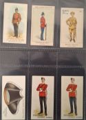 Cigarette cards & postcards, specialised collection of Military cards In 9 modern double postcard