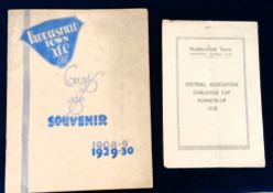 Huddersfield Town FC, two items, 'Coming of Age' Souvenir Brochure 1908-1929 with numerous Team