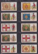 Cigarette cards, Taddy Territorial Regiments (set 25 cards) (a couple cards fair, gen gd)