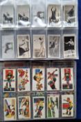 Cigarette & Trade cards, mixture in 4 modern albums and a few loose, mainly part sets and odds, a