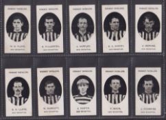 Cigarette cards, Taddy, Prominent Footballers (No Footnote), New Brompton (set, 13 cards) (two