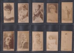 Cigarette cards, USA, National Cigarette & Tobacco Co, Photographic Cards, Actors & Actresses, 50