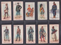 Cigarette cards, 30 cards all Military themed including Cope Uniforms (7, all 'Circular' back),