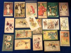 Trade cards, a collection of 20 early UK trade advertising Puzzle cards, various issuers inc.