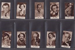 Trade cards, Watford Biscuits, Film Stars K Sized 1-48 (set 48 cards) including Marilyn Monroe,