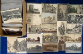 Postcards, a mixed UK and foreign collection of approx. 370 cards with mostly European street